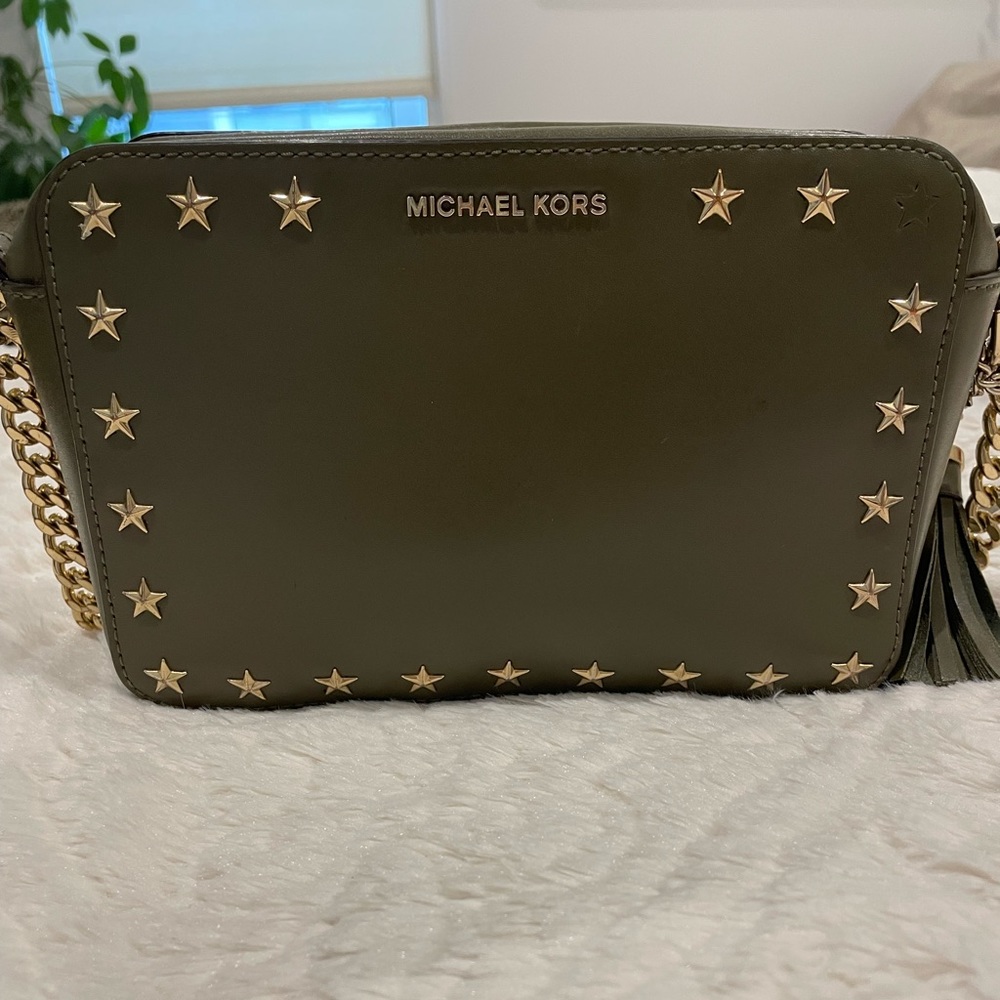 Army Green Michael Kors Cross Body